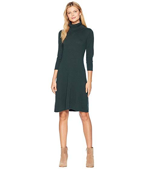 Nine West Womens Cowl Neck Fit & Flare Knit Dress