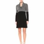 Karen Kane Women's Cowl Neck Colorblock Dress
