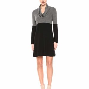 Karen Kane Women's Cowl Neck Colorblock Dress