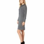 Sleeve Cowl Neck Sweater Dress