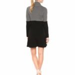 Karen Kane Women's Cowl Neck Colorblock Dress