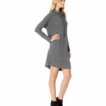 Sleeve Cowl Neck Sweater Dress