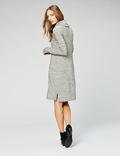 Supersoft Terry Long-Sleeve Cowl Neck Midi Dress - Image 4