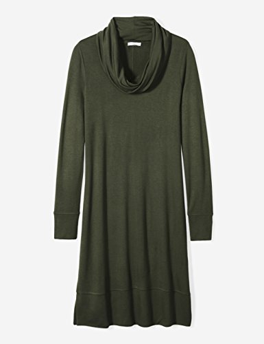 Amazon Brand - Daily Ritual Women's Supersoft Terry Long-Sleeve Cowl Neck Dress - Image 3