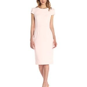 Amazon Brand - Lark & Ro Women's Cap Sleeve Simple Sheath Dress