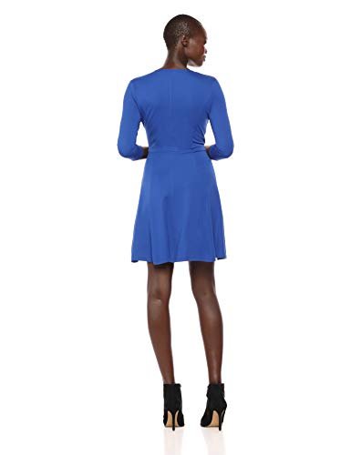 Lark & Ro Quarter Sleeve Faux Wrap Midi Dress - Image 2