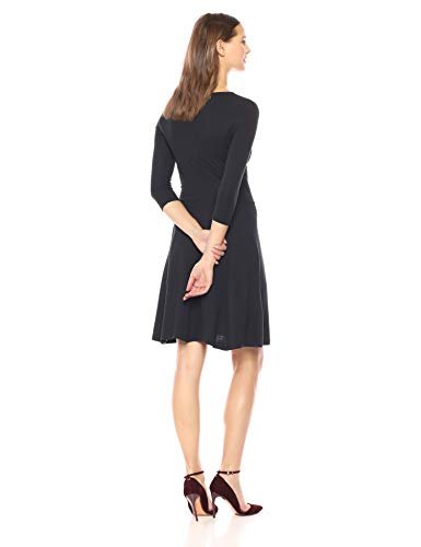 Sleeve Knit Fit and Flare Midi Dress - Image 3