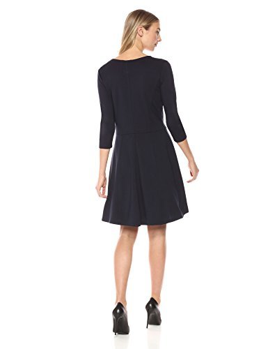 Sleeve Knit Fit and Flare Midi Dress - Image 4