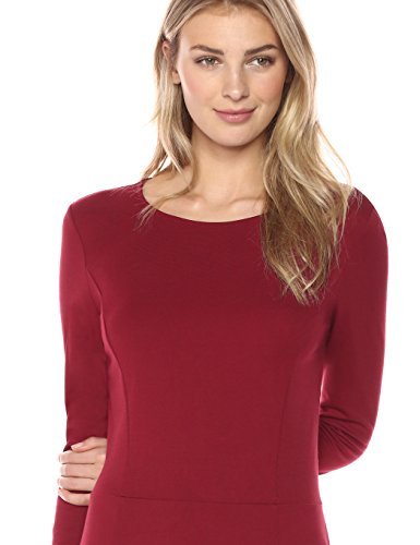 Sleeve Knit Fit and Flare Midi Dress - Image 5