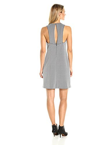 PARIS SUNDAY Women's Sleeveless Jacquard Keyhole Back Dress - Image 2