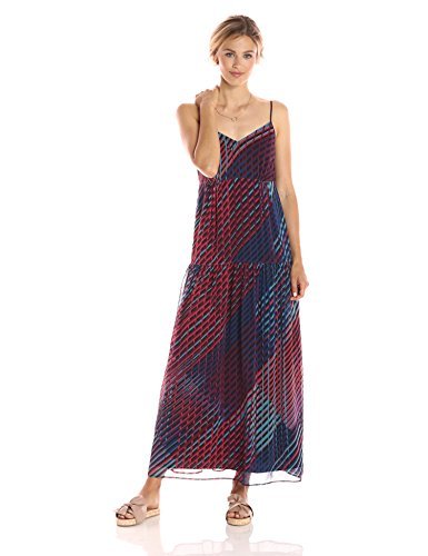 PARIS SUNDAY Women's Spaghetti Strap Maxi A-Line Dress