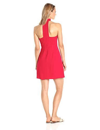 PARIS SUNDAY Women's Strapless Pleated Choker Dress - Image 2