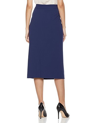 Essentialist Women's Stretch Knit Extended Length Pencil Skirt - Image 3