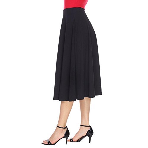 white mark Women's ''Tasmin'' Flare Midi Skirt - Image 4