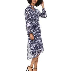 Anne Klein Women's Long Sleeve Fit and Flare Dress