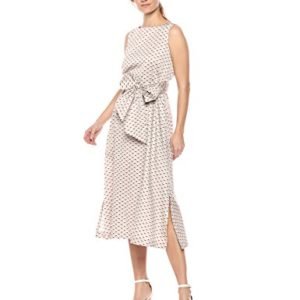 Anne Klein Women's Midi Dress with Sash
