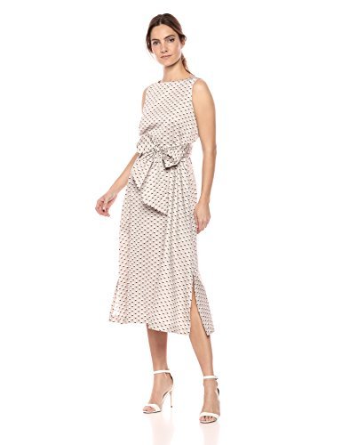 Anne Klein Women's Midi Dress with Sash