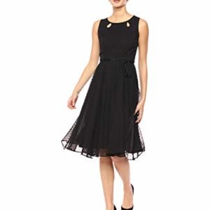 Gabby Skye Women's Flowing Keyhole Dress