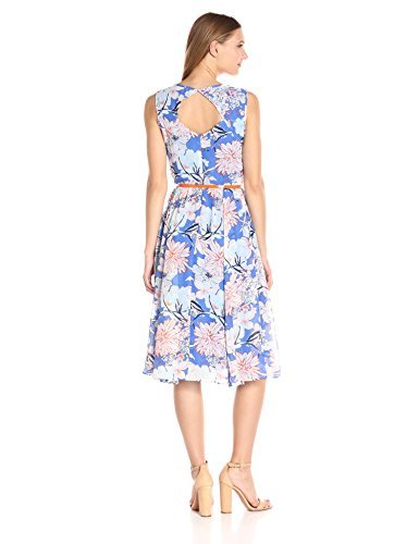 Gabby Skye Women's Sleeveless Floral Chiffon Dress - Image 2