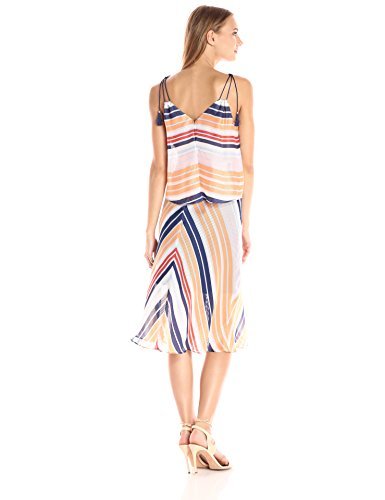 RACHEL Rachel Roy Women's Striped Midi Popover - Image 2