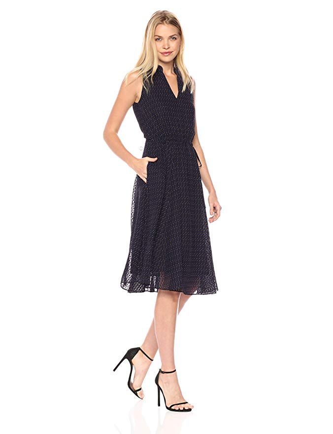 Anne Klein Women's Drawstring Waist Midi Dress - Image 8