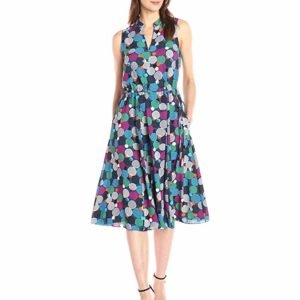 Anne Klein Women's Drawstring Waist Midi Dress