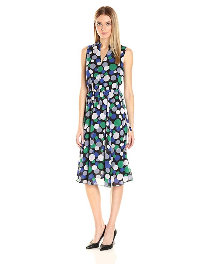 Anne Klein Women's Drawstring Waist Midi Dress - Image 2