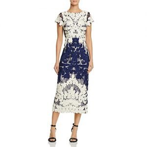 JS Collection Short Sleeve Midi Dress